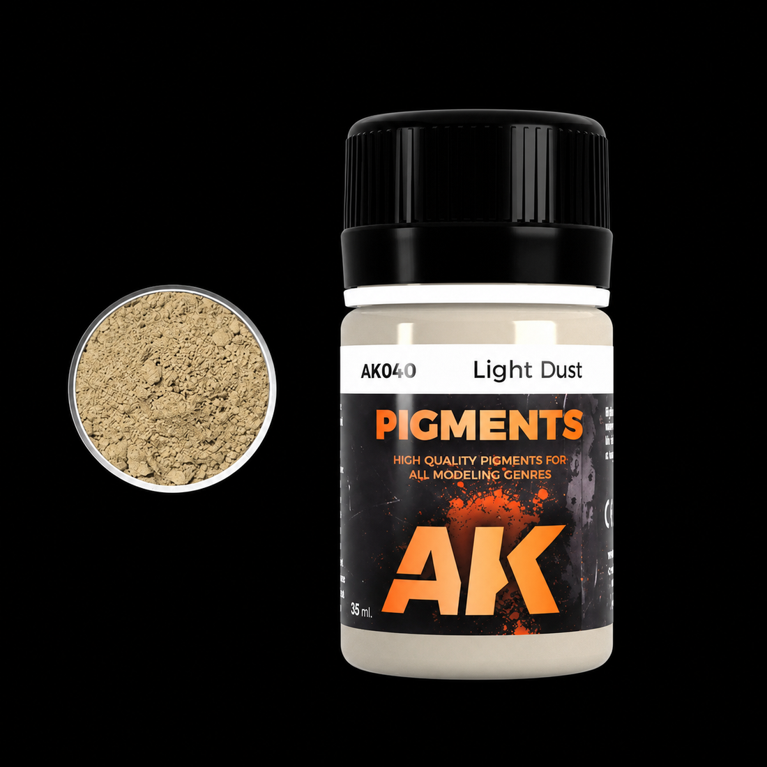 AK: DRY PIGMENT - SIENNLIGHT DUST PIGMENT