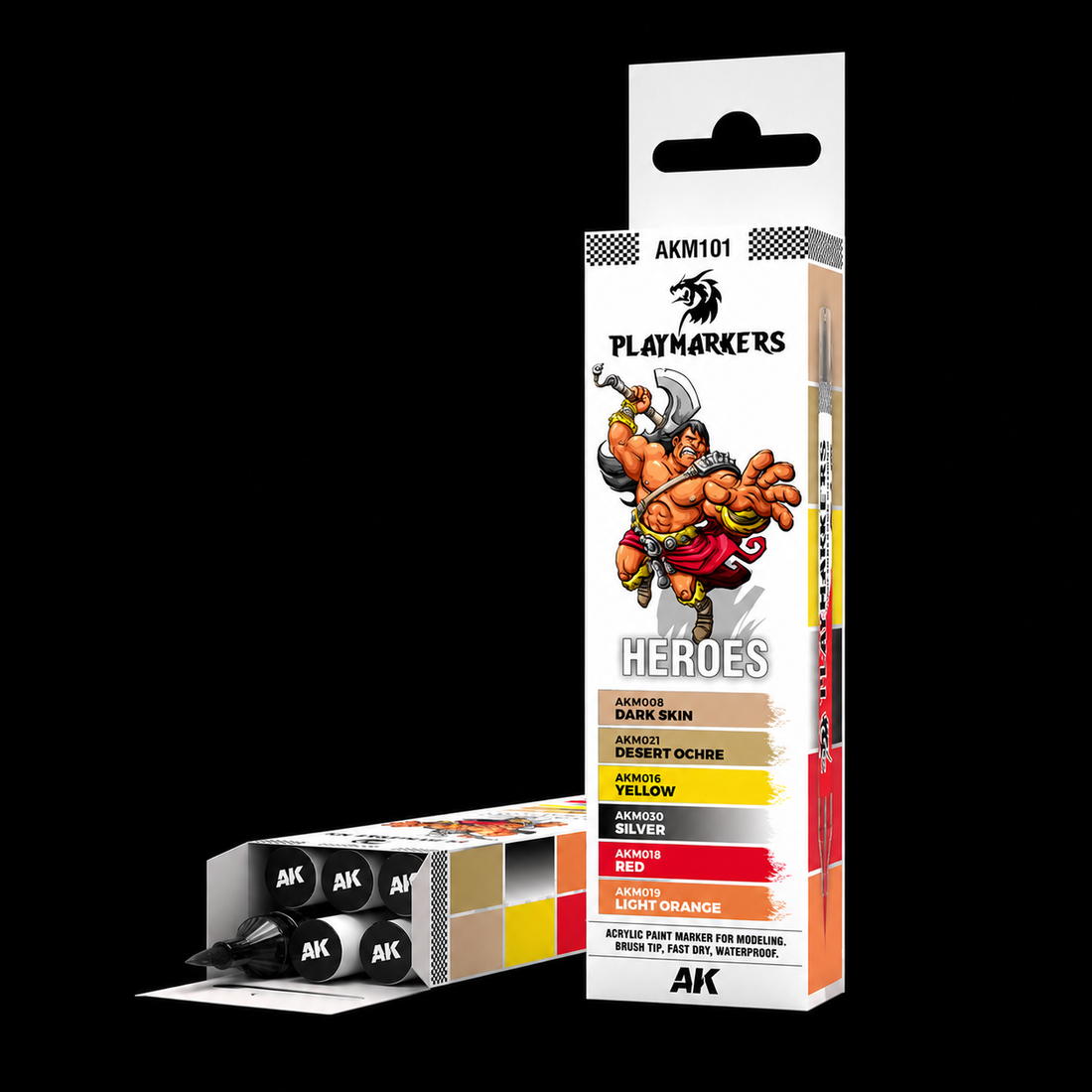 AK: PLAYMARKERS SET - HEROES – PLAYMARKER SET (6 ref.)