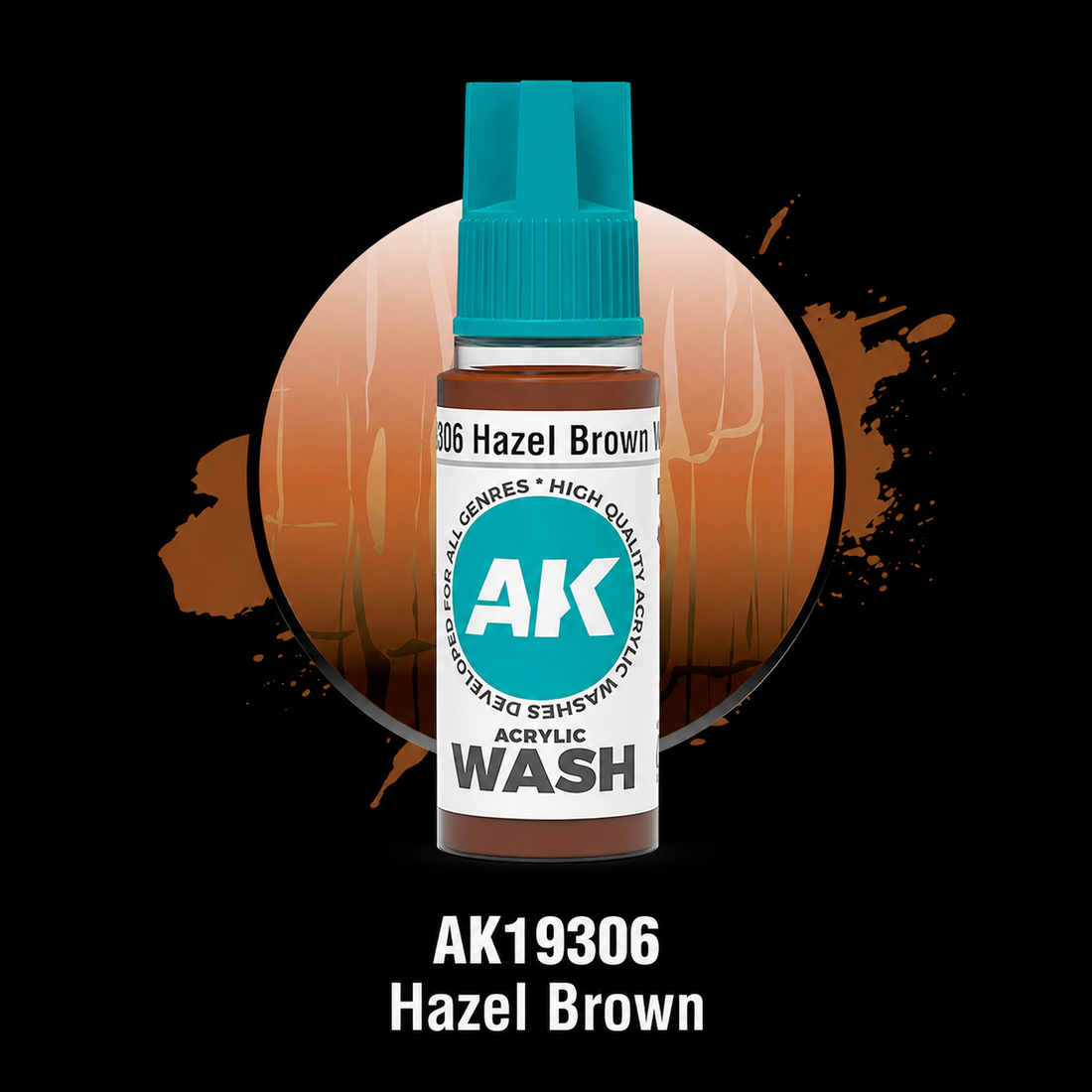 AK: HAZEL BROWN – ACRYLIC WASH