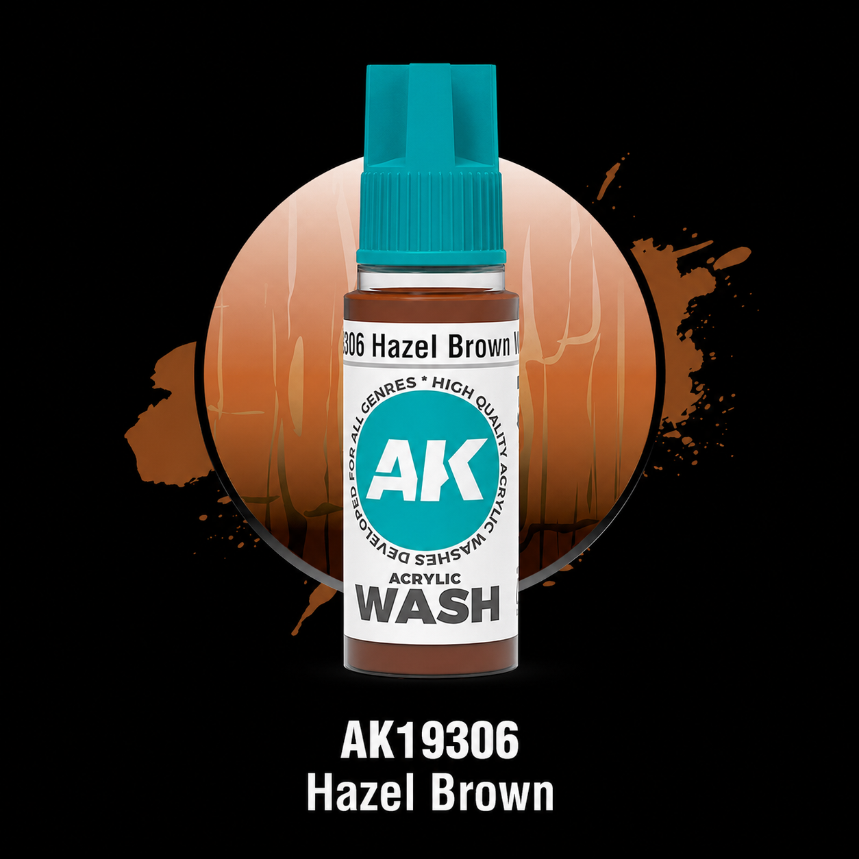 AK: HAZEL BROWN – ACRYLIC WASH