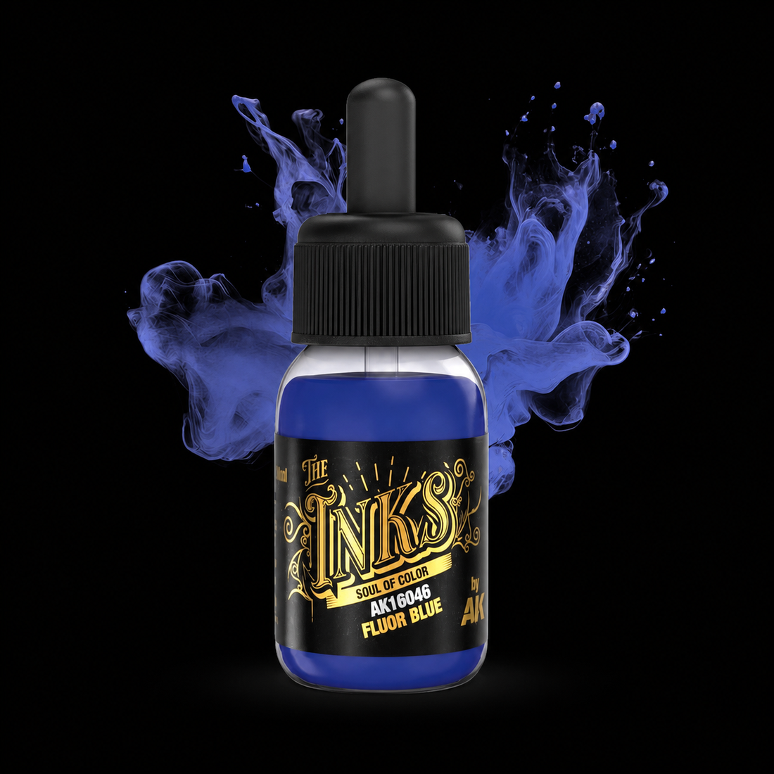 AK: BLUE - FLUOR INKS 30ml