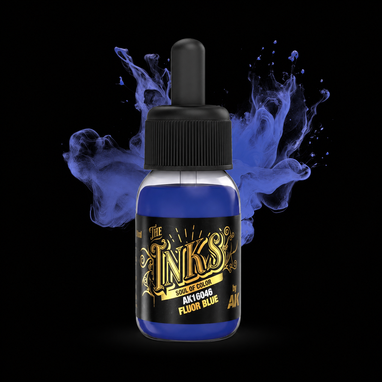 AK: BLUE - FLUOR INKS 30ml