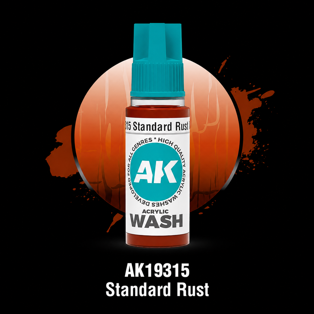 AK: STANDARD RUST – ACRYLIC WASH