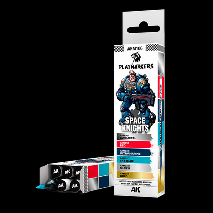 AK: PLAYMARKERS SET - SPACE KNIGHT (6 ref.)