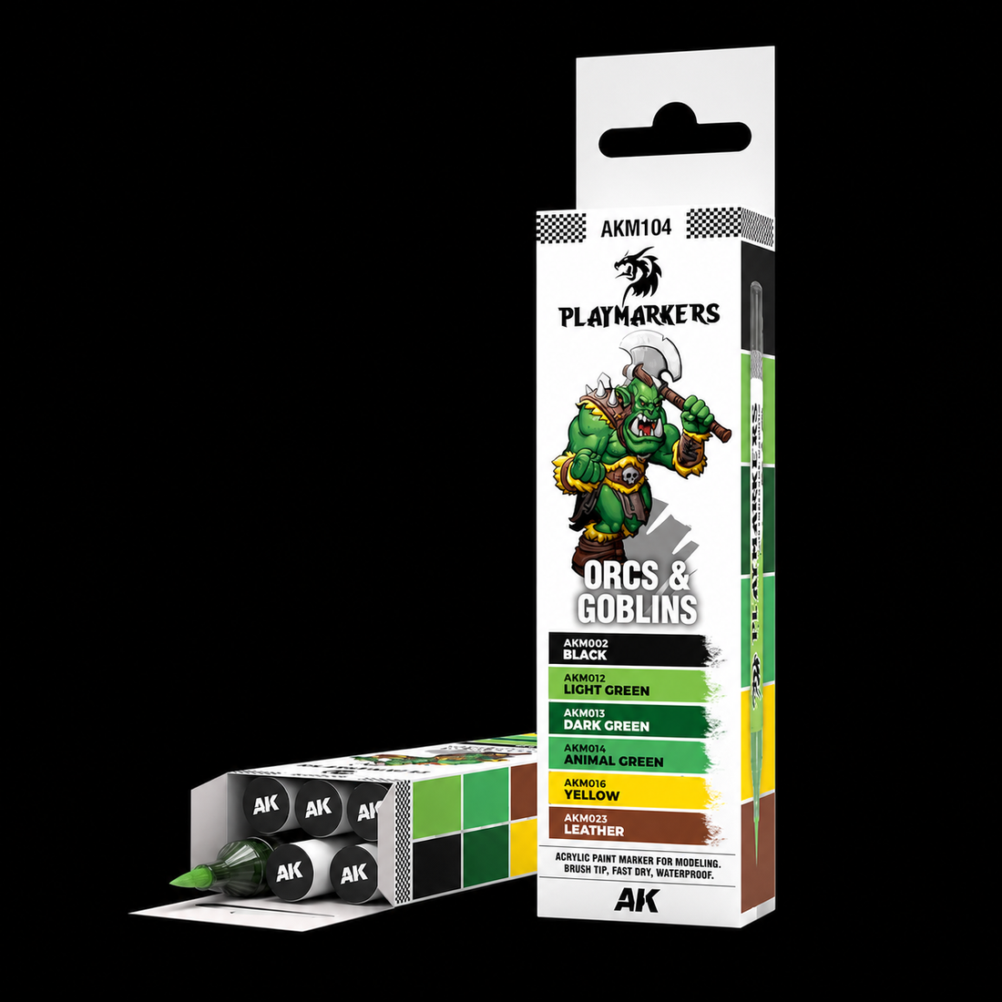 AK: PLAYMARKERS SET - ORCS &amp; GOBLINS (6 ref.)