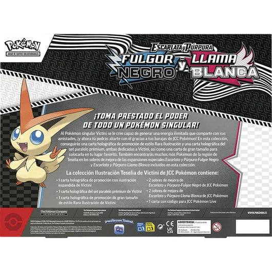 POKEMON TCG: VICTINI ILLUSTRATION COLLECTION WHITE FLARE BLACK BOLT - ESPAÑOL