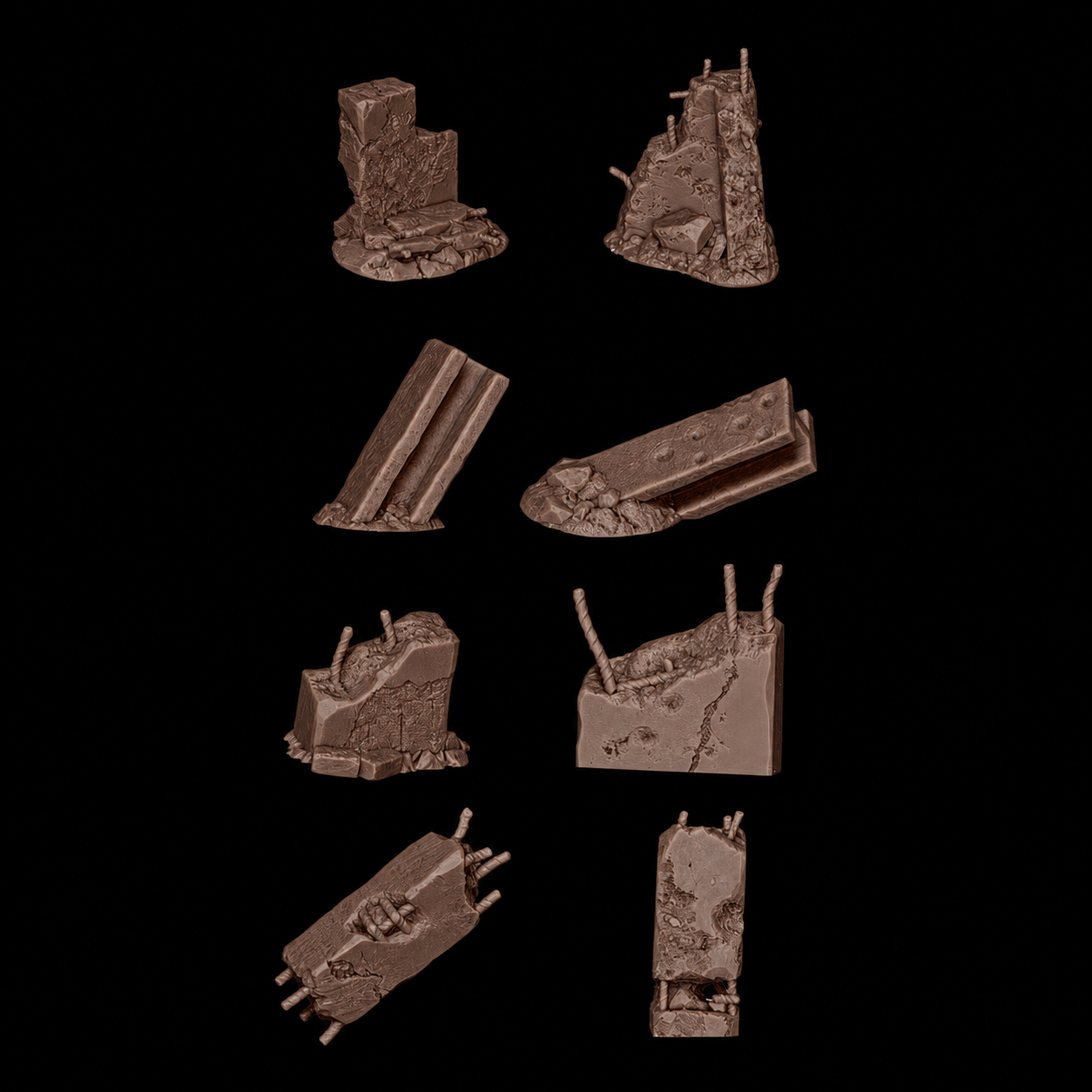 AK BASING: BITS - CONCRETE RUINS