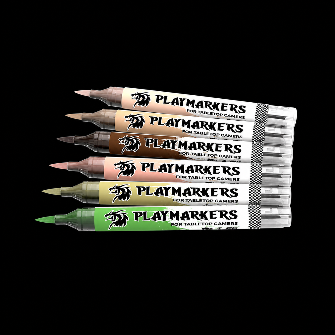 AK: PLAYMARKERS SET - SKIN &amp; FLESH TONES (6 ref.)