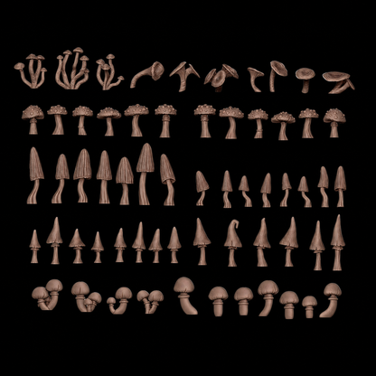 AK BASING: BITS - FOREST MUSHROOMS