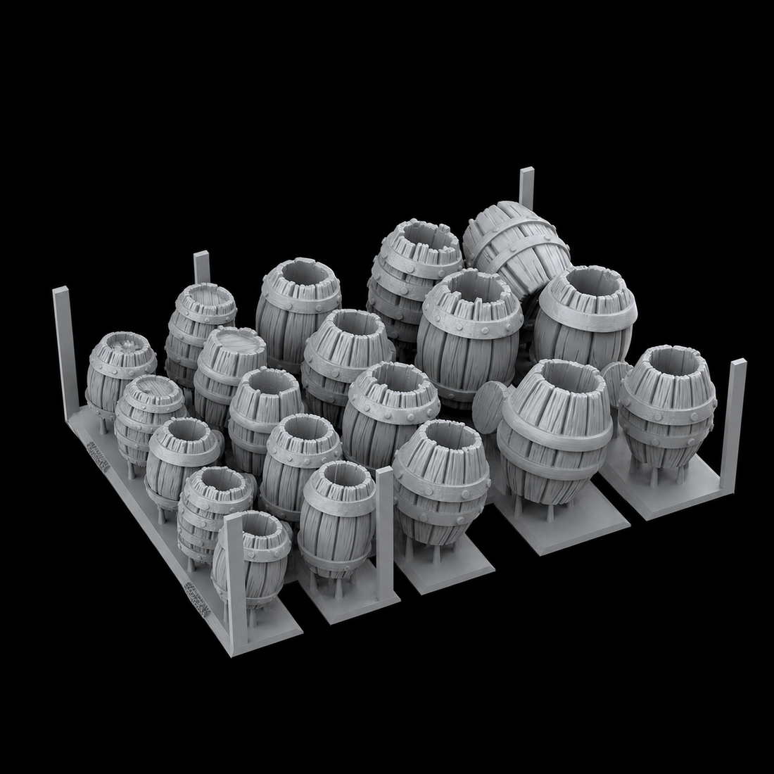AK BASING: BITS - WOOD BARRELS