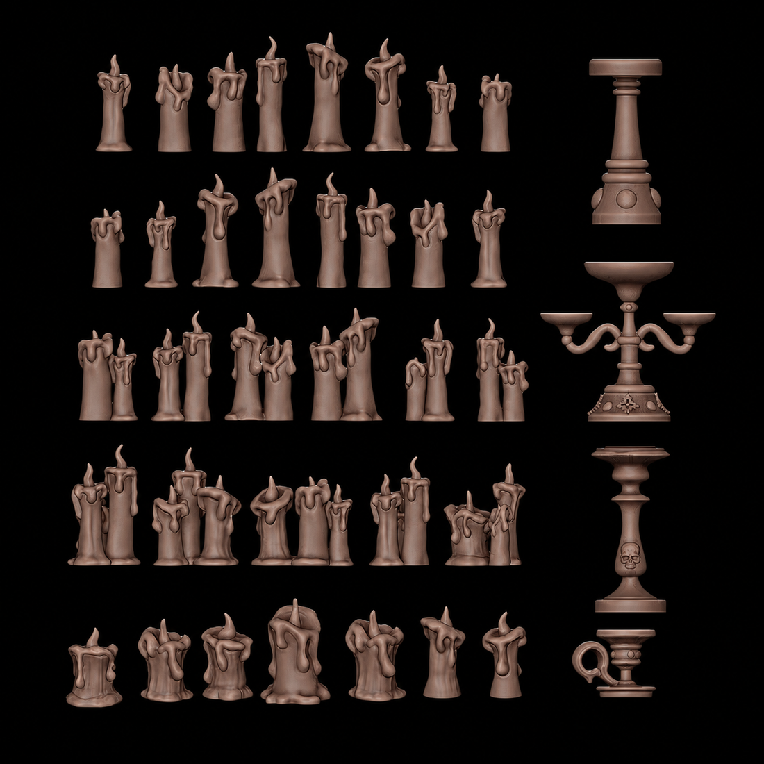 AK BASING: BITS - CANDLES