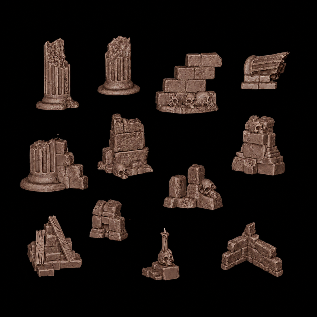AK BASING: BITS - VILLAGE RUINS