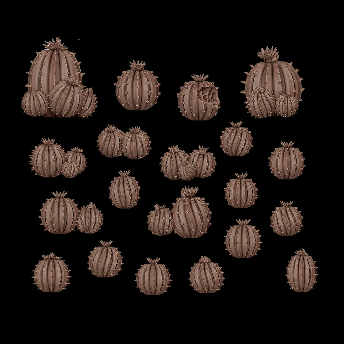 AK BASING: BITS - BARREL CACTUS