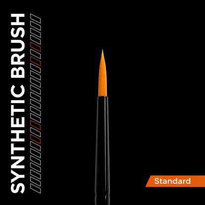 AK: BASIC SET - SINTHETIC BRUSH - (3 BRUSHES)