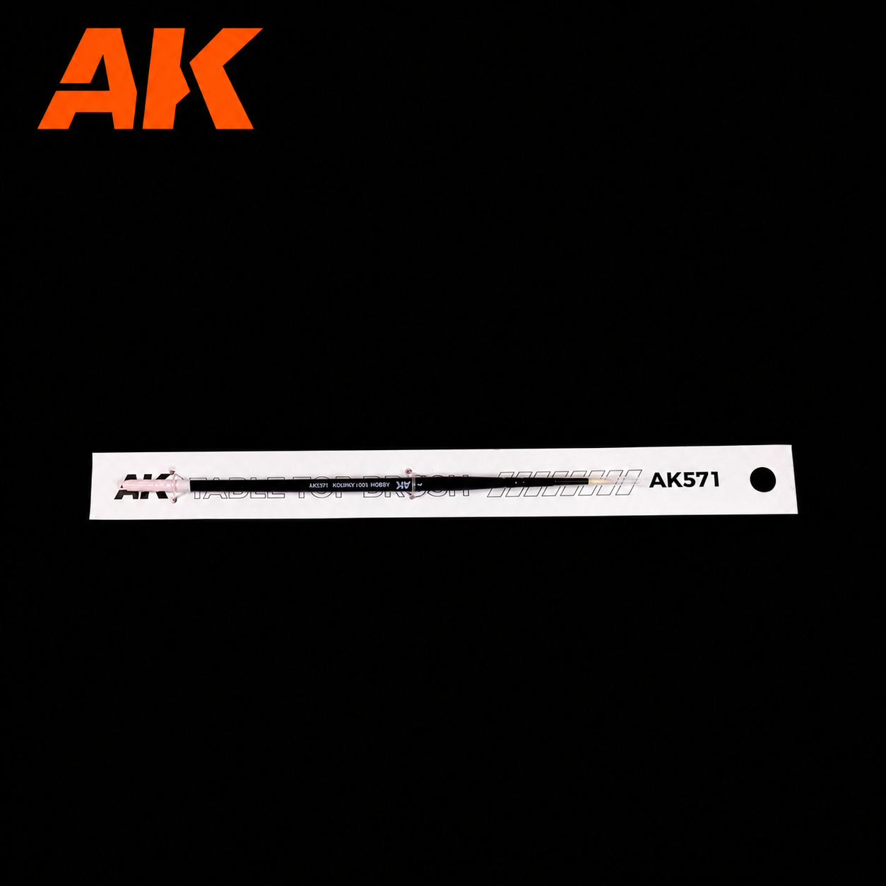 AK: TABLETOP BRUSH - SYNTHETIC - Nº2 - STANDAR