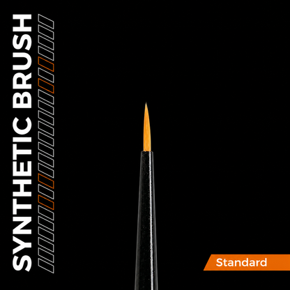AK: BASIC SET - SINTHETIC BRUSH - (3 BRUSHES)