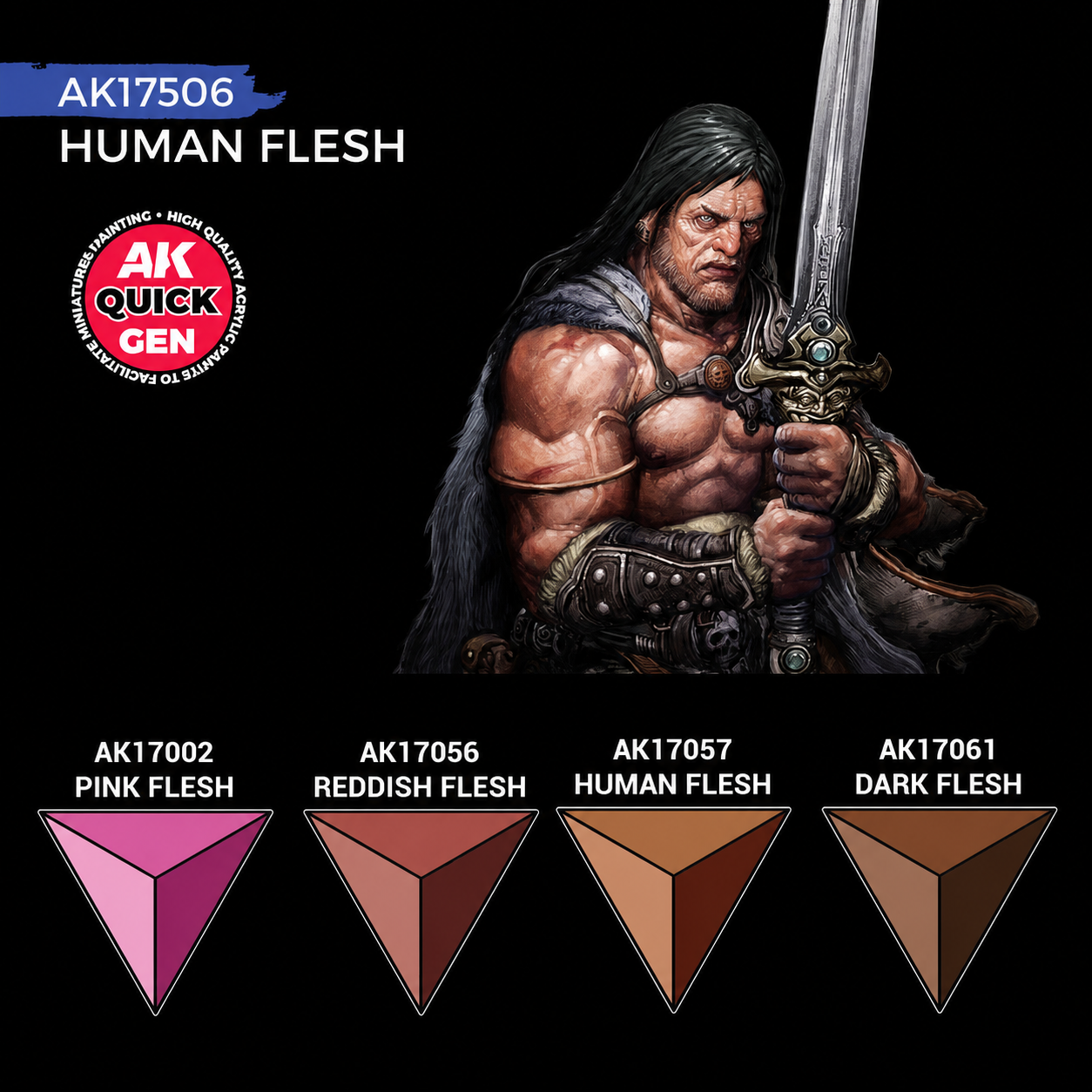 AK: QUICK GEN - HUMAN FLESH - SET