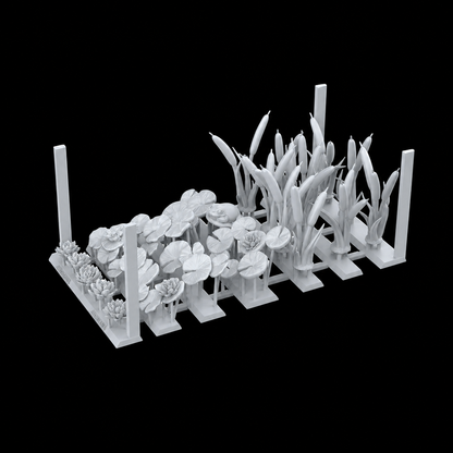 AK BASING: BITS - WATER LILIES &amp; CATTAILS