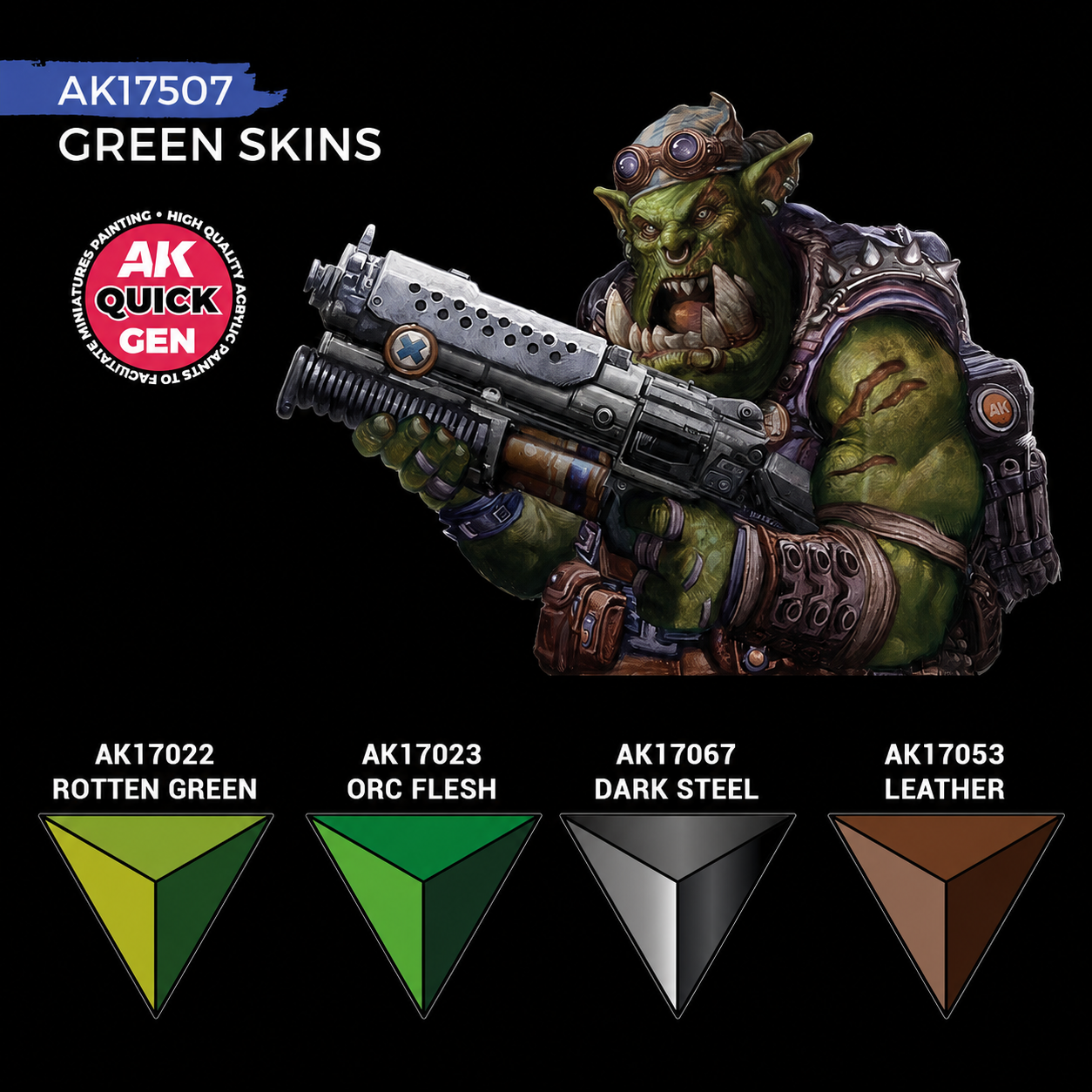 AK: QUICK GEN - GREEN SKINS - SET