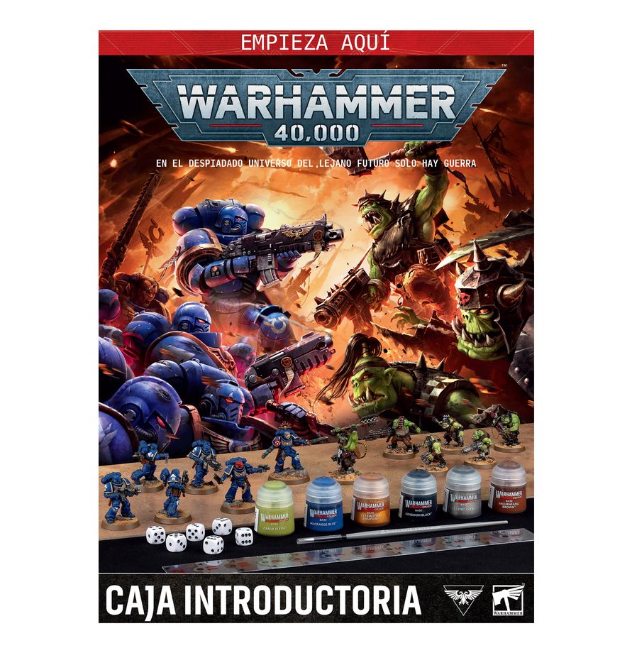 WARHANNER 40K: START HERE - Caja introductoria de Warhammer 40K