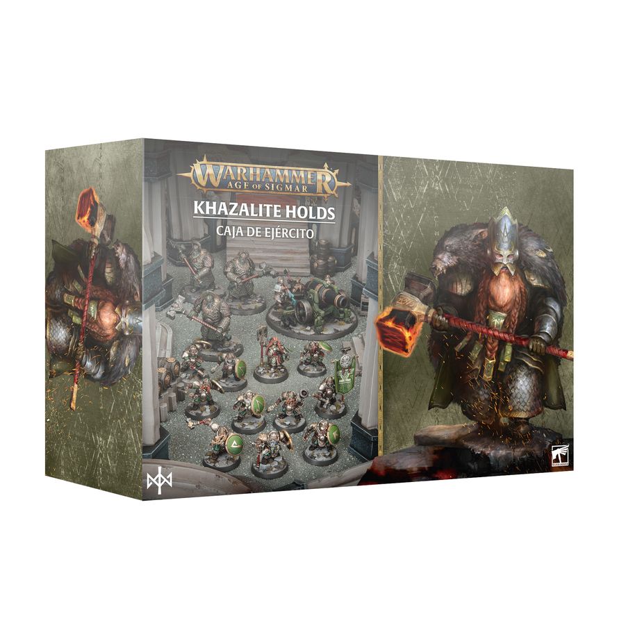 PREPEDIDO - AGE OF SIGMAR: Caja de ejército de las Fortalezas Khazalitas