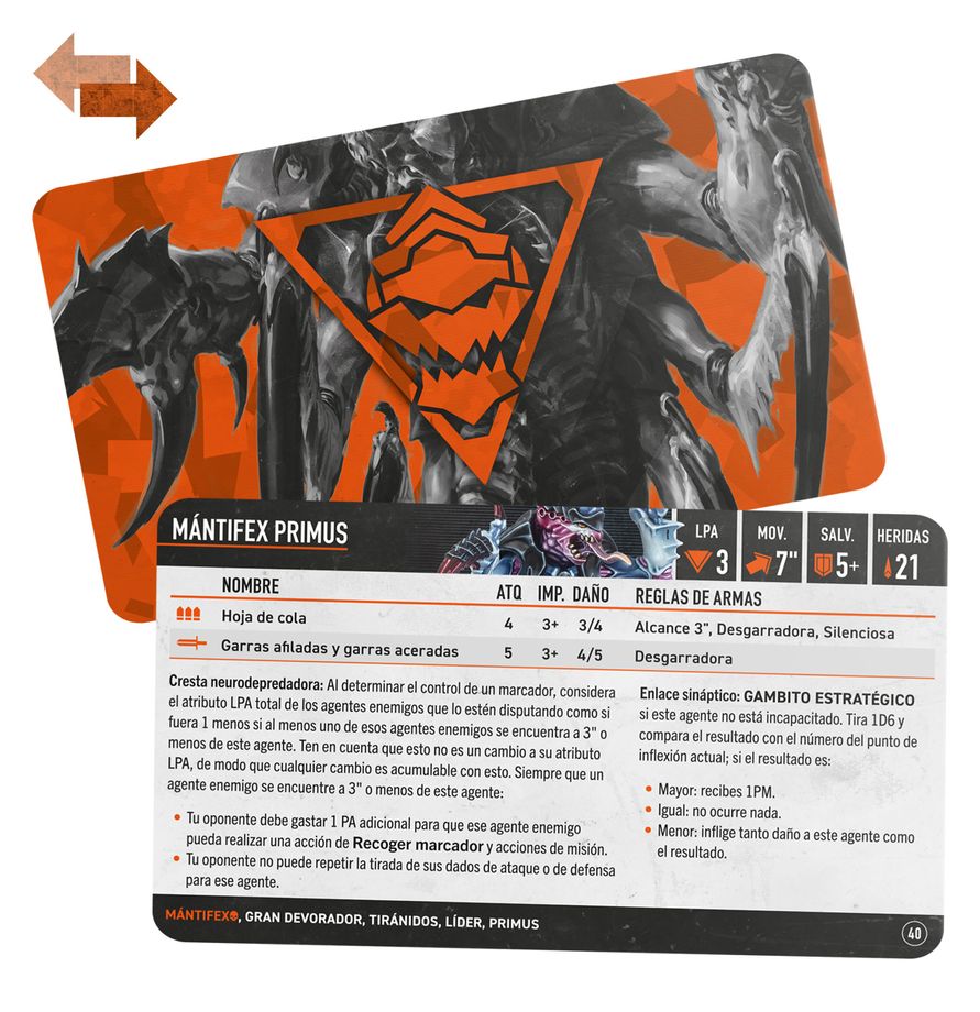 KILL TEAM: TARJETAS DE DATOS - RAVENERS (INGLÉS)