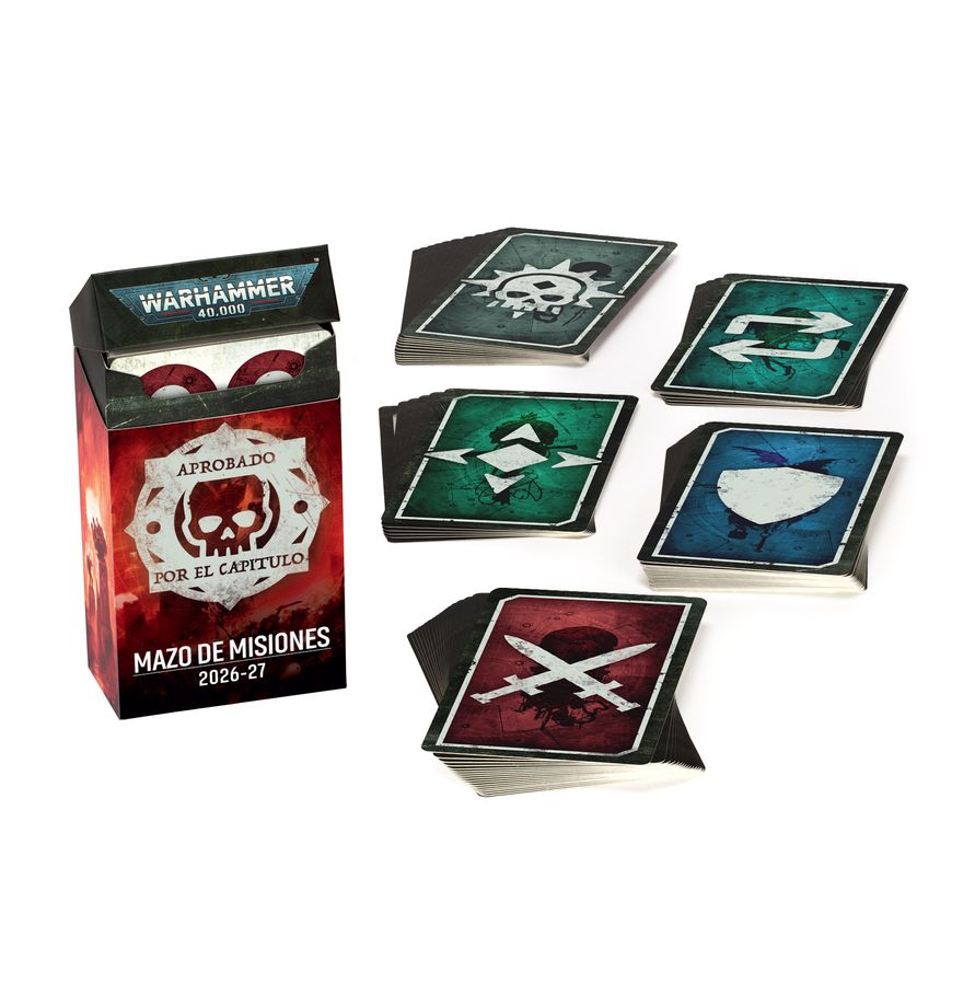 PREPEDIDO - WARHAMMER 40K: Mazo de misiones Aprobado por el Capítulo 2026-27