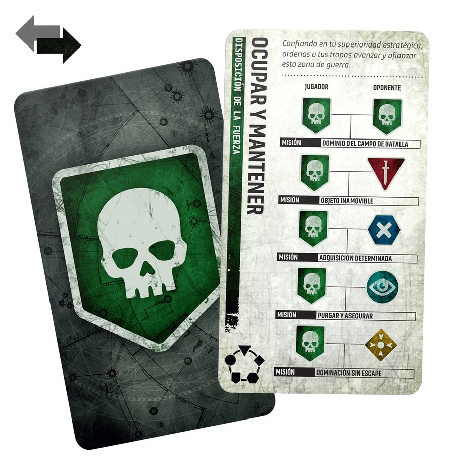 PREPEDIDO - WARHAMMER 40K: Mazo de misiones Aprobado por el Capítulo 2026-27