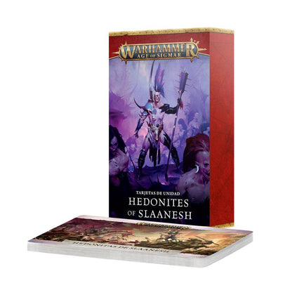 PREPEDIDO - HEDONITES OF SLAANESH: Tarjetas de unidad: Hedonites of Slaanesh