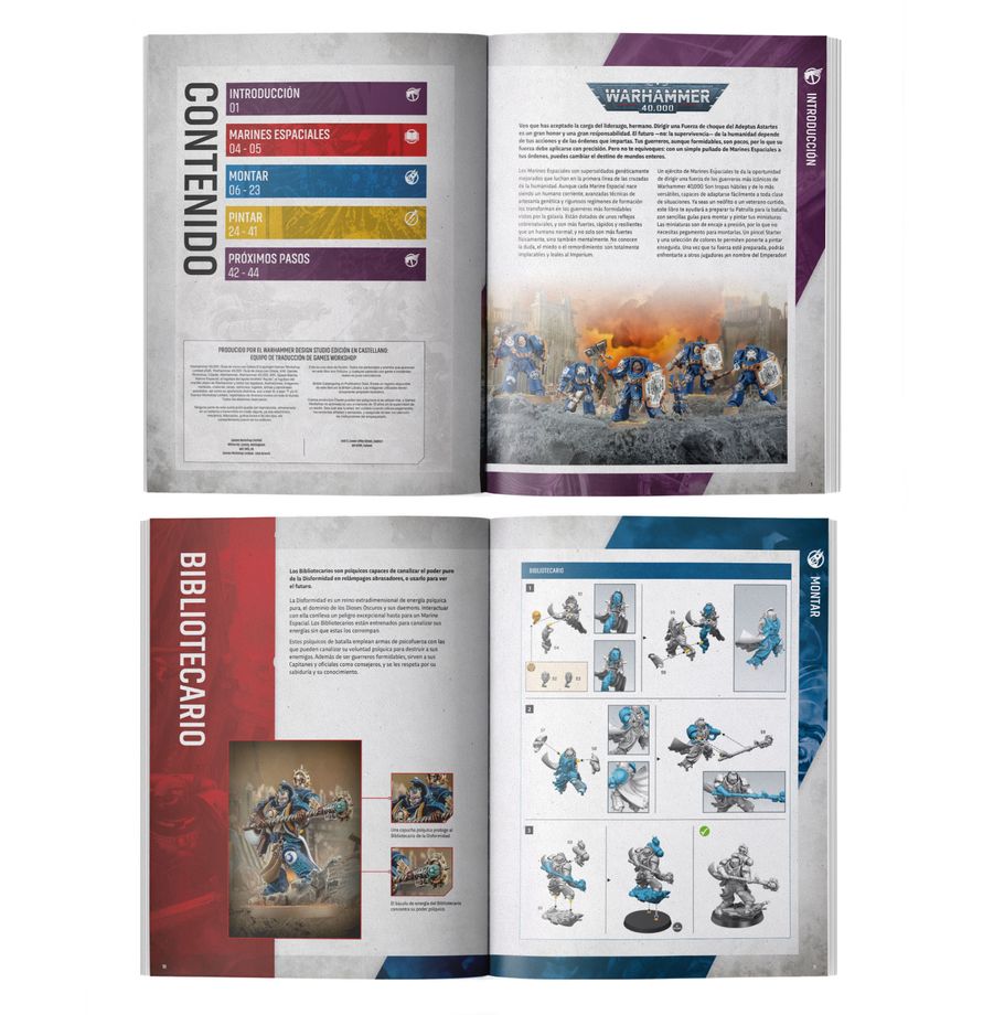 PREPEDIDO - SPACE MARINES: START HERE - Guía de inicio con Marines Espaciales