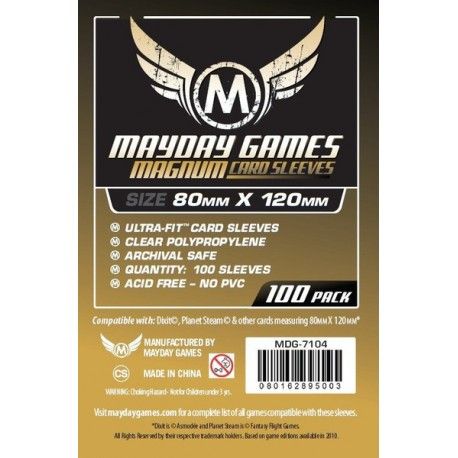 Fundas: Magnum Gold Standar - (80x120mm) &quot;Dixit&quot;