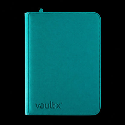 Vault X: Exo-Tec Zip Binder9-Pocket - Ocean Blue - (360 huecos)