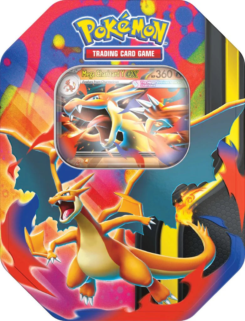 POKEMON TCG: Lata Mega-Charizard Y Español