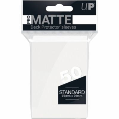 ULTRA PRO - 50 PRO-GLOSS SLEEVES - WHITE