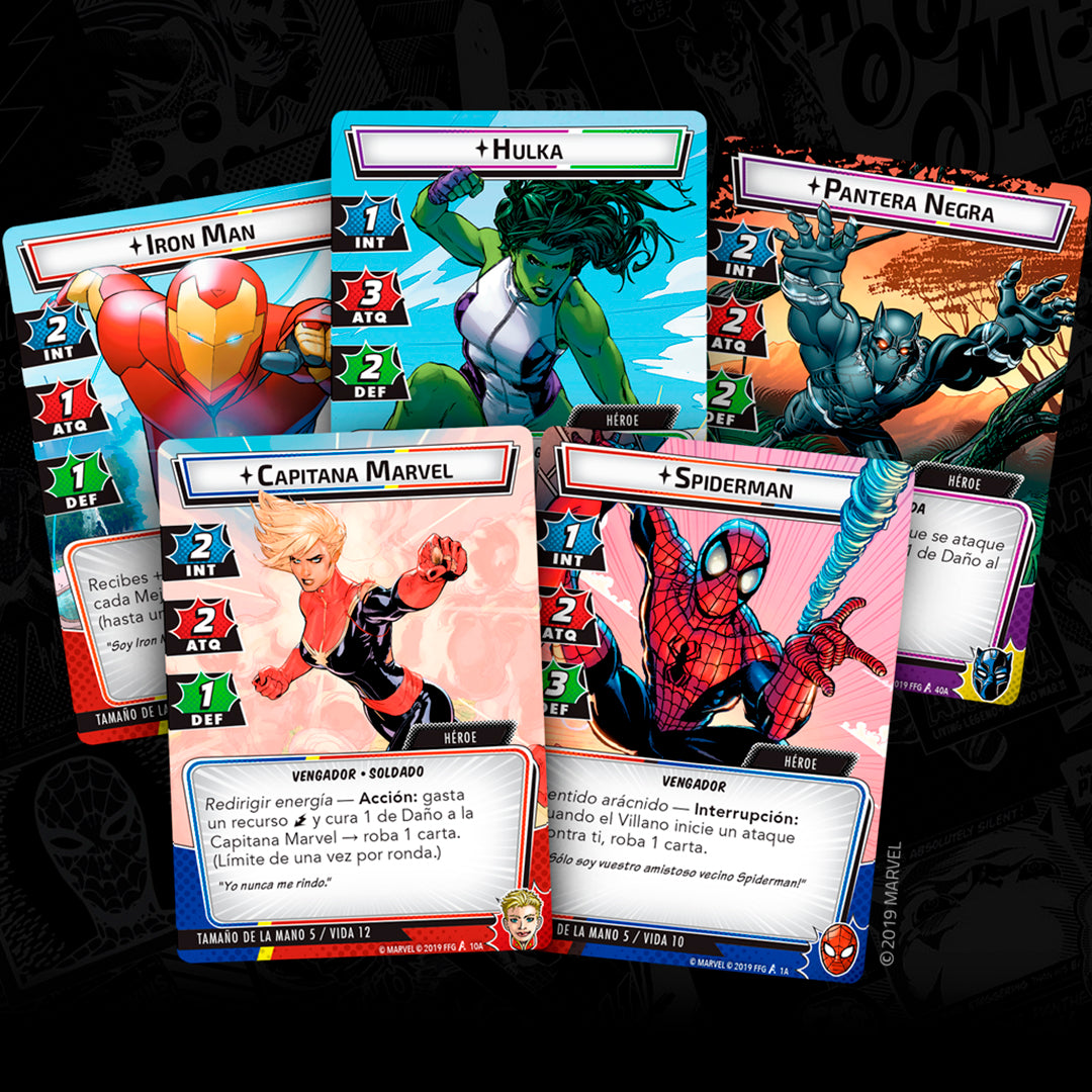 MARVEL CHAMPIONS: EL JUEGO DE CARTAS - CAJA DE BÁSICA