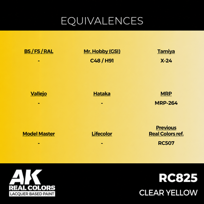 AK: REAL COLOR - CLEAR YELLOW - 17ml