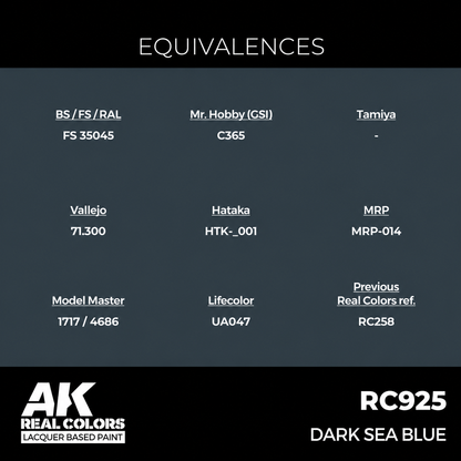 AK: REAL COLOR - DARK SEA BLUE - 17ml