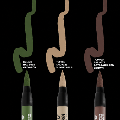 AK: RC MARKERS SET - LATE GERMAN AFV - CAMO COLORS
