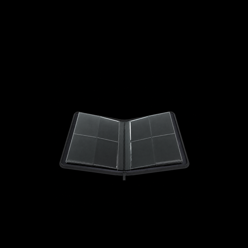 GAMEFENIC: ZIP-Up ALBUM 8-POCKET - BLACK