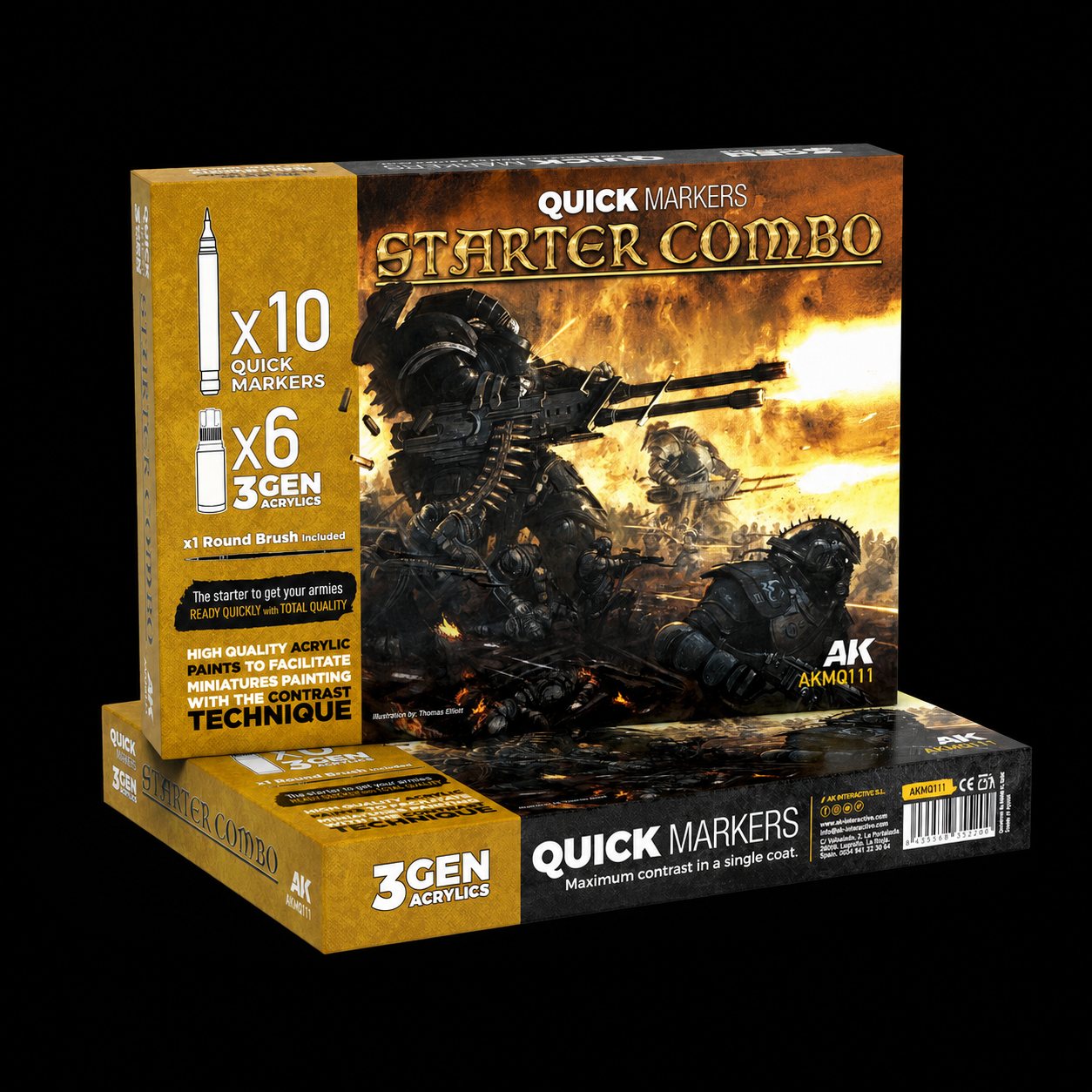 AK: QUICKMARKERS: STARTER COMBO + 3GEN + FREE BRUSH
