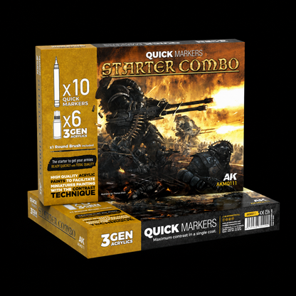 AK: QUICKMARKERS: STARTER COMBO + 3GEN + FREE BRUSH
