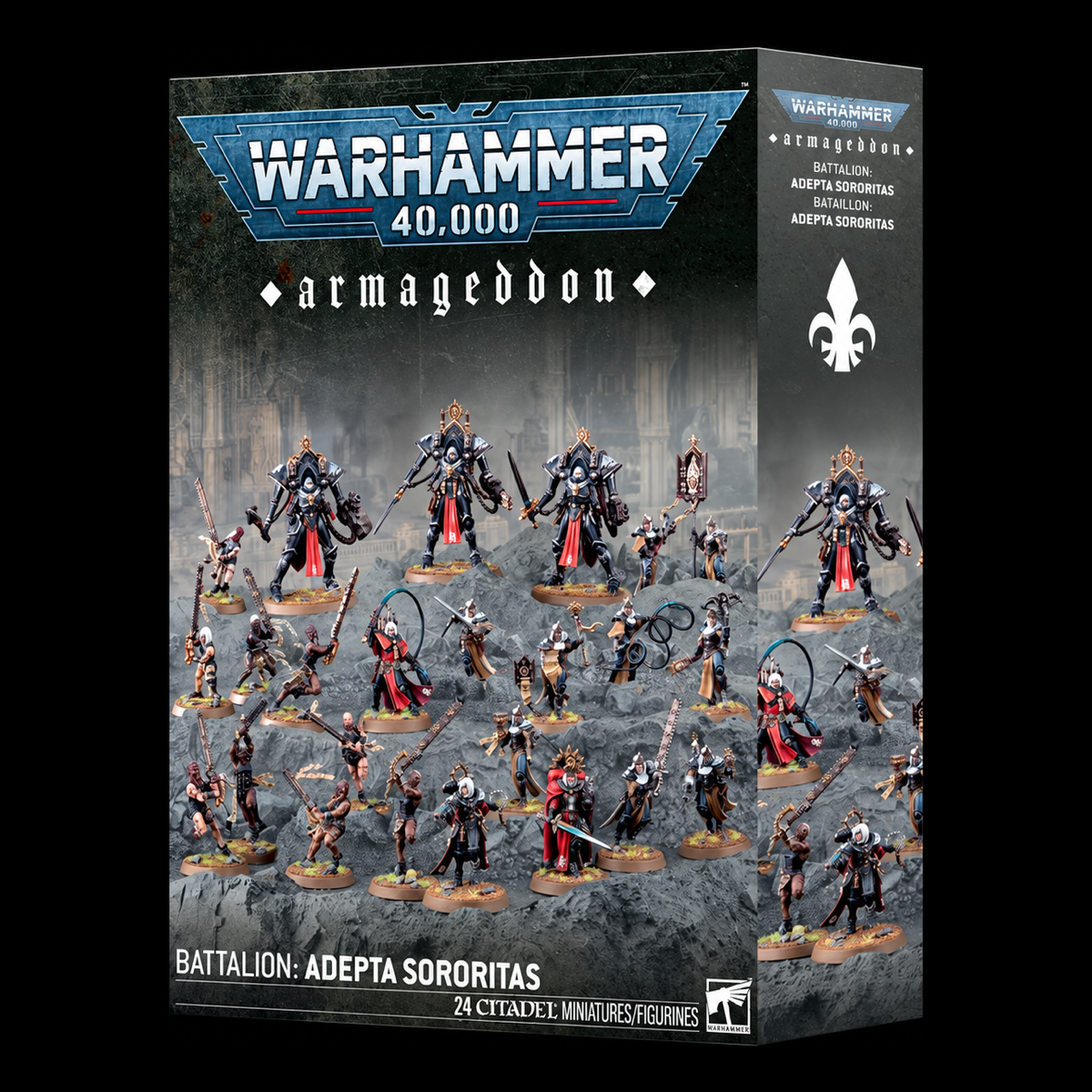 Caja del Batallón de Armageddon de Adepta Sororitas para Warhammer 40000.