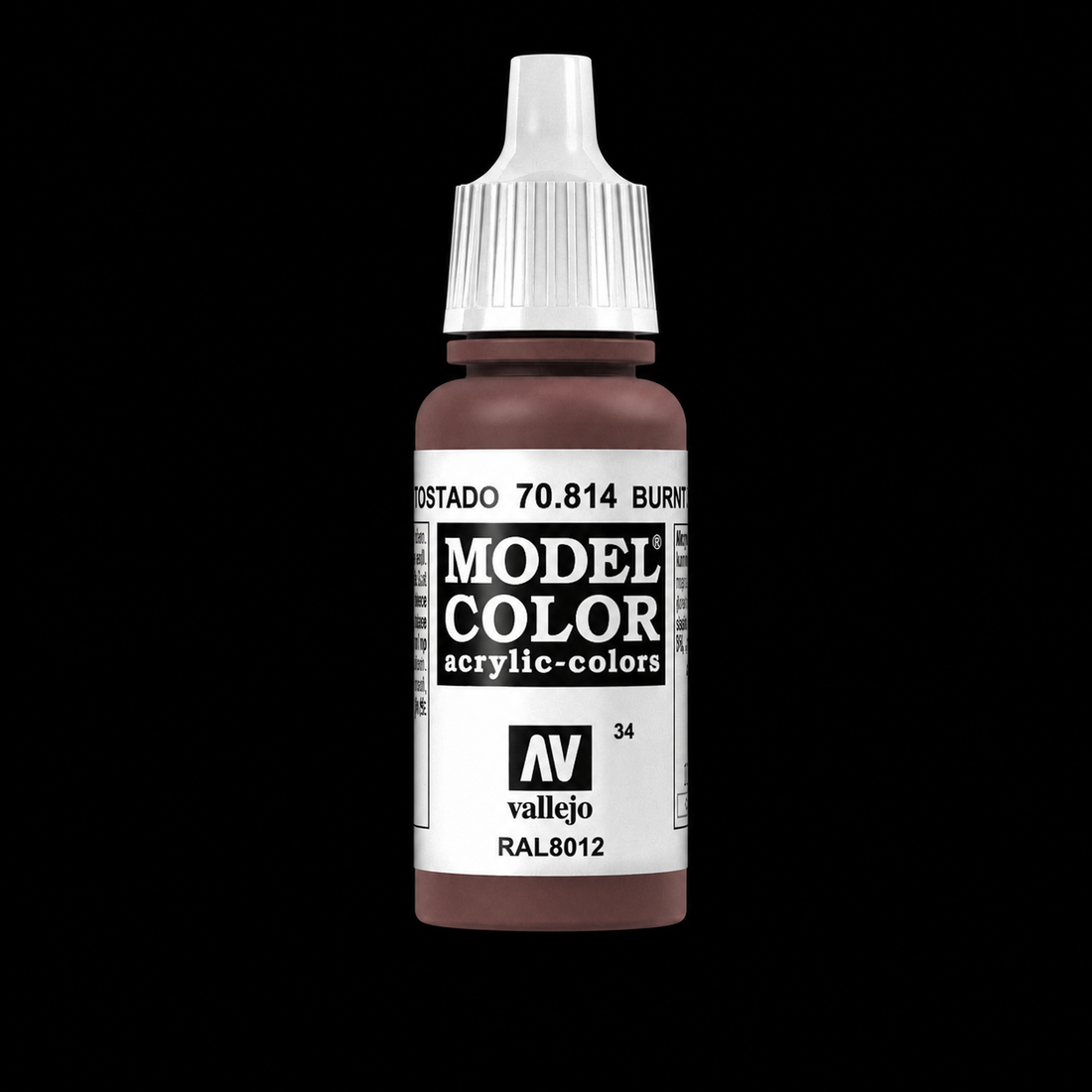 Vallejo Model Color 163 - Rojo Tostado 18 ml