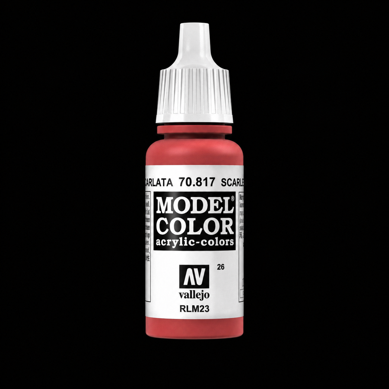 Vallejo Model Color 037 - Escarlata 18 ml