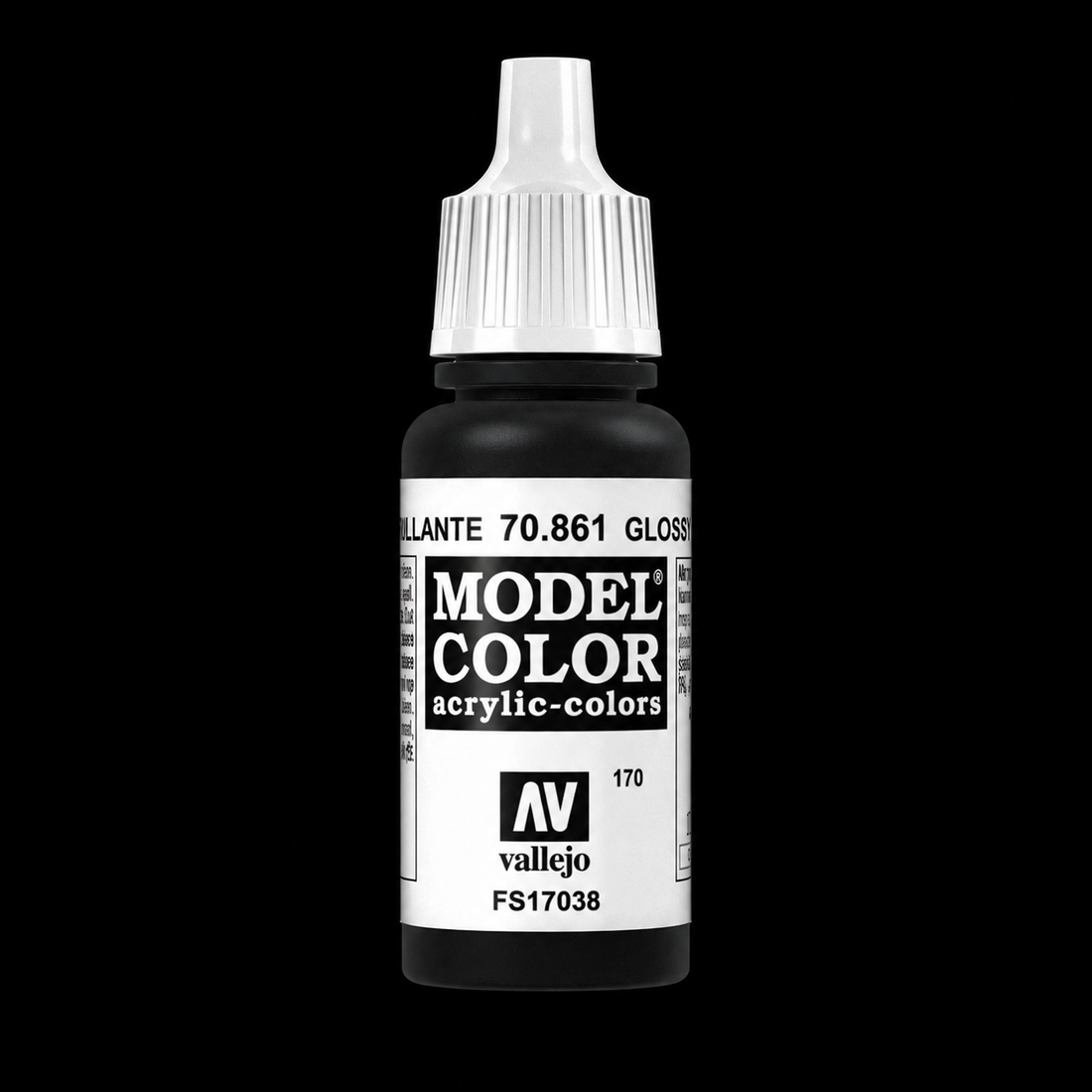 Vallejo Model Color 192 - Negro Brillante 18 ml