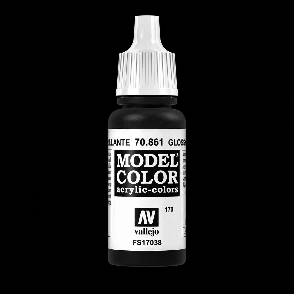 Vallejo Model Color 192 - Negro Brillante 18 ml