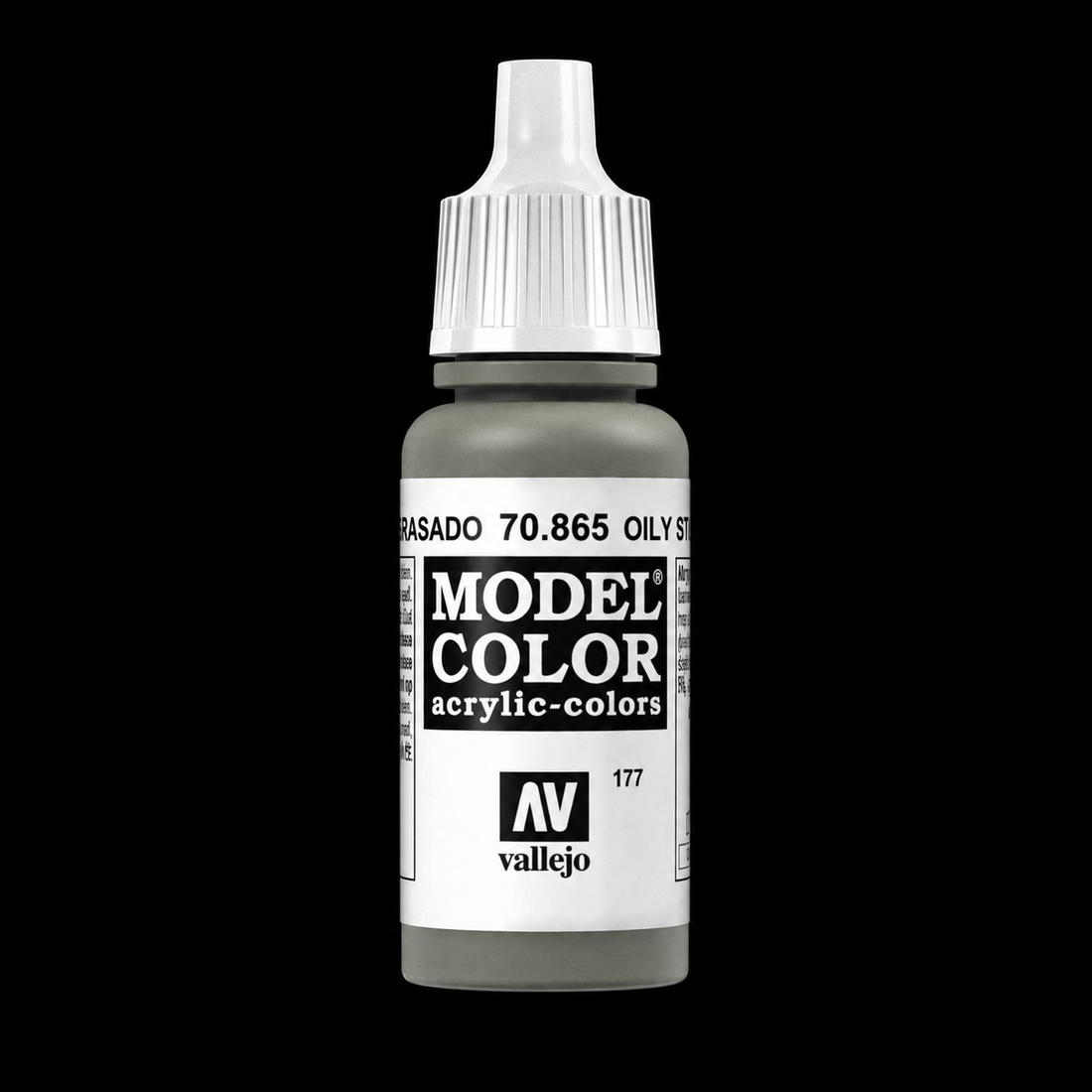 Vallejo Model Color 196 - Acero Engrasado 18 ml