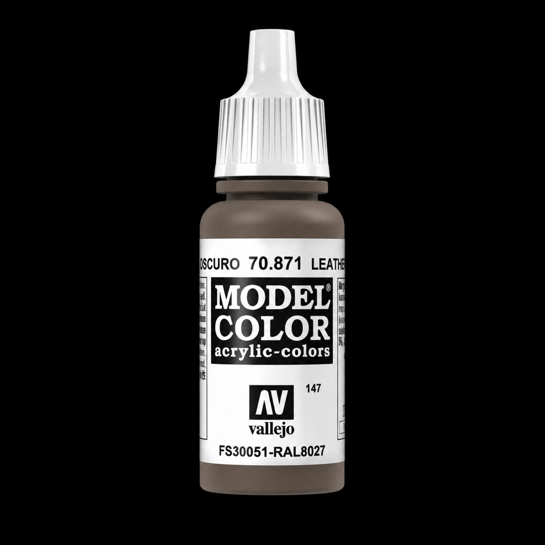 Vallejo Model Color 144 - Cuero Oscuro 18 ml