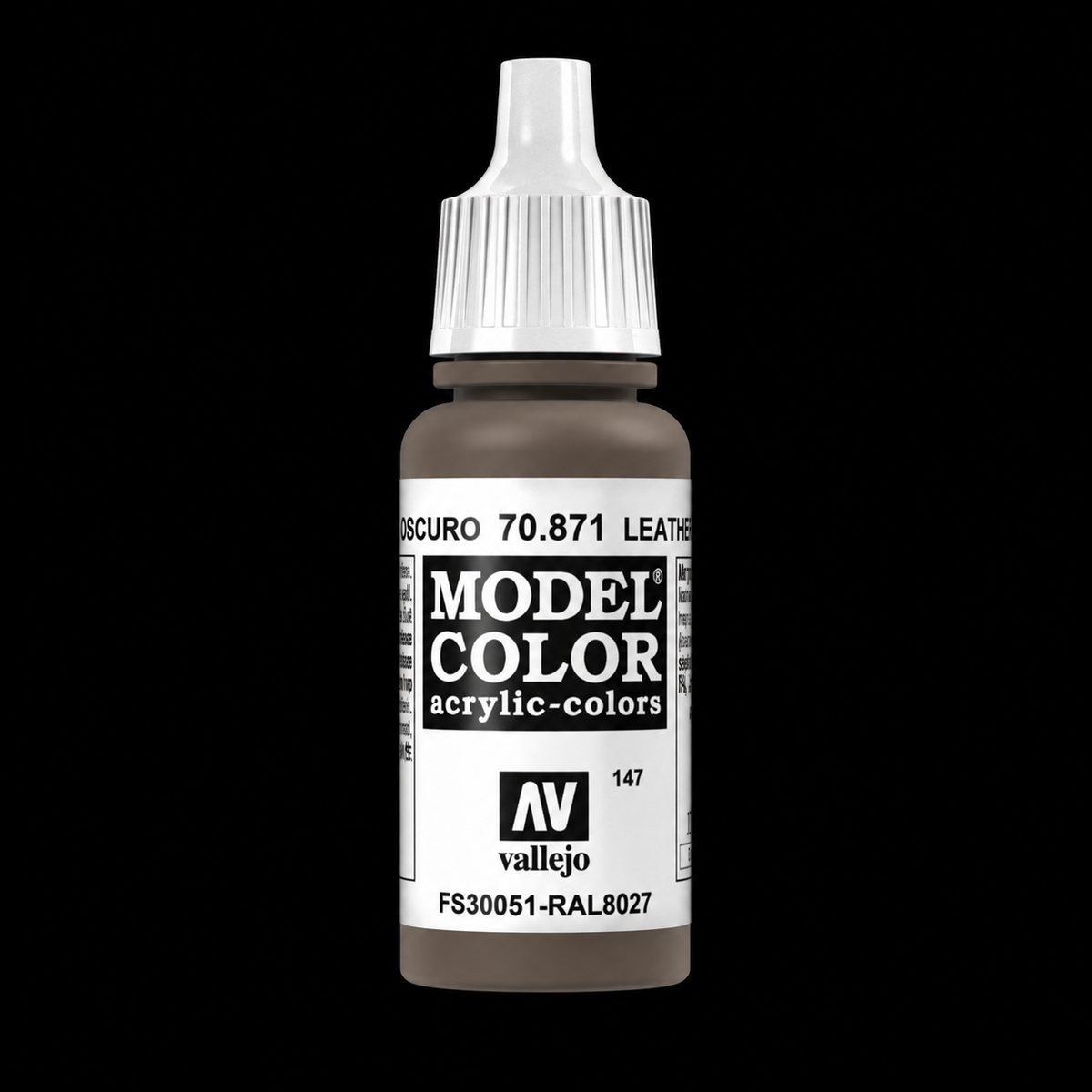 Vallejo Model Color 144 - Cuero Oscuro 18 ml