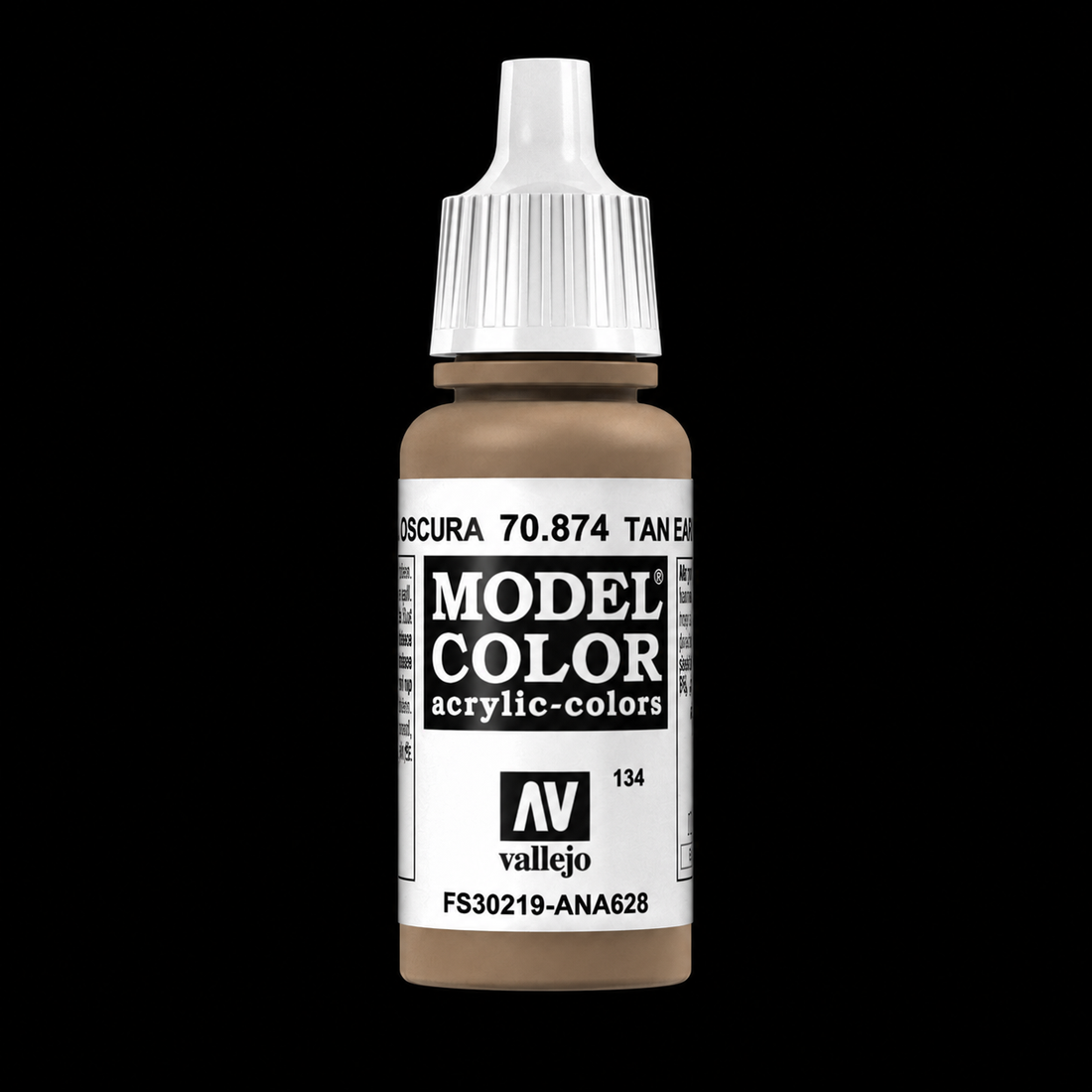 Vallejo Model Color 141 - Tierra Oscura 18 ml